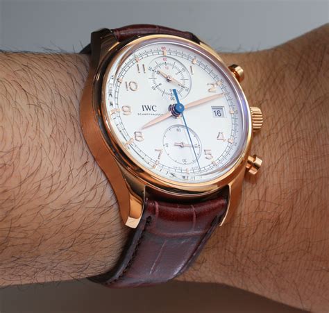 iwc portuguese chronograph reviews